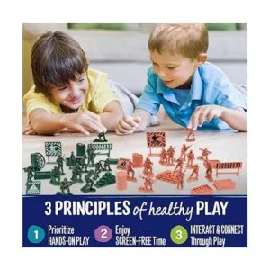 Figuras de acción de lujo de soldados con vehículos a