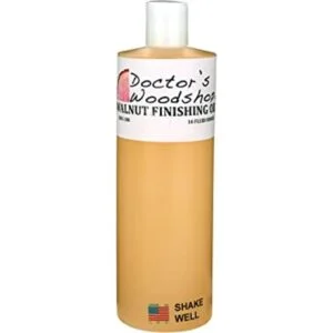 Doctors Woodshop Aceite de acabado de nogal 16 onzas._1