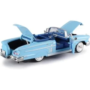 1958 Chevrolet Impala Convertible Azul Motormax Premium