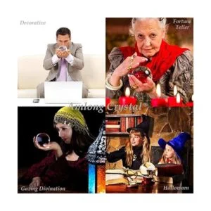 Amlong Crystal bola de cristal de 3 pulgadas 80