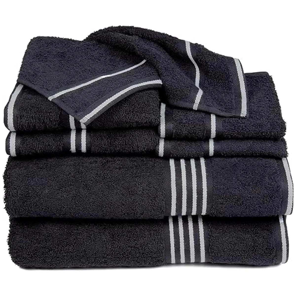 Set de toallas de algodón egipcio de 8 unidades Lavish_1