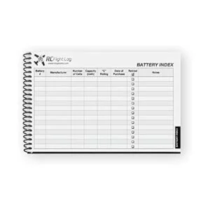 RC Flight Log Deluxe Edition Cuaderno de bitácora para