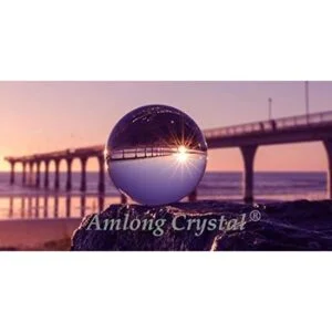 Amlong Crystal bola de cristal de 3 pulgadas 80