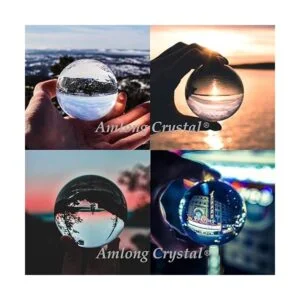 Amlong Crystal bola de cristal de 3 pulgadas 80
