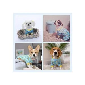 CuteBone Pijamas para perros pijamas para gatos ropa_5