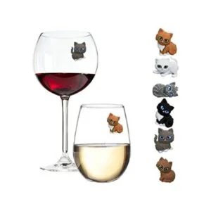 Simply Charmed Juego de 6 identificadores de cristal de_1