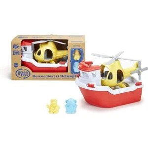Green Toys Rescue Boat con helicóptero_5