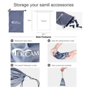 TEKCAM Estuche de transporte para cámara de acción_4