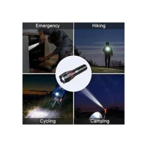 Linternas Juego de linternas LED T6 de Hausbell linterna_4