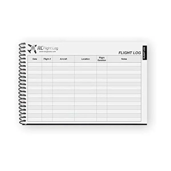 RC Flight Log Deluxe Edition Cuaderno de bitácora para