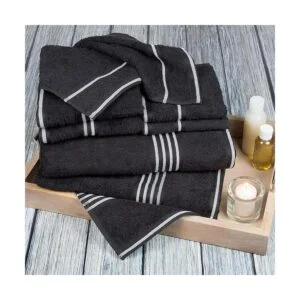 Set de toallas de algodón egipcio de 8 unidades Lavish_2