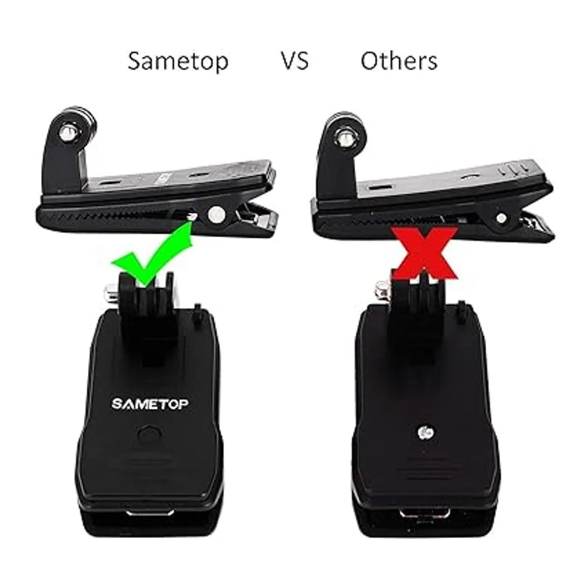 Sametop Soporte de correa de mochila con clip rápido_2