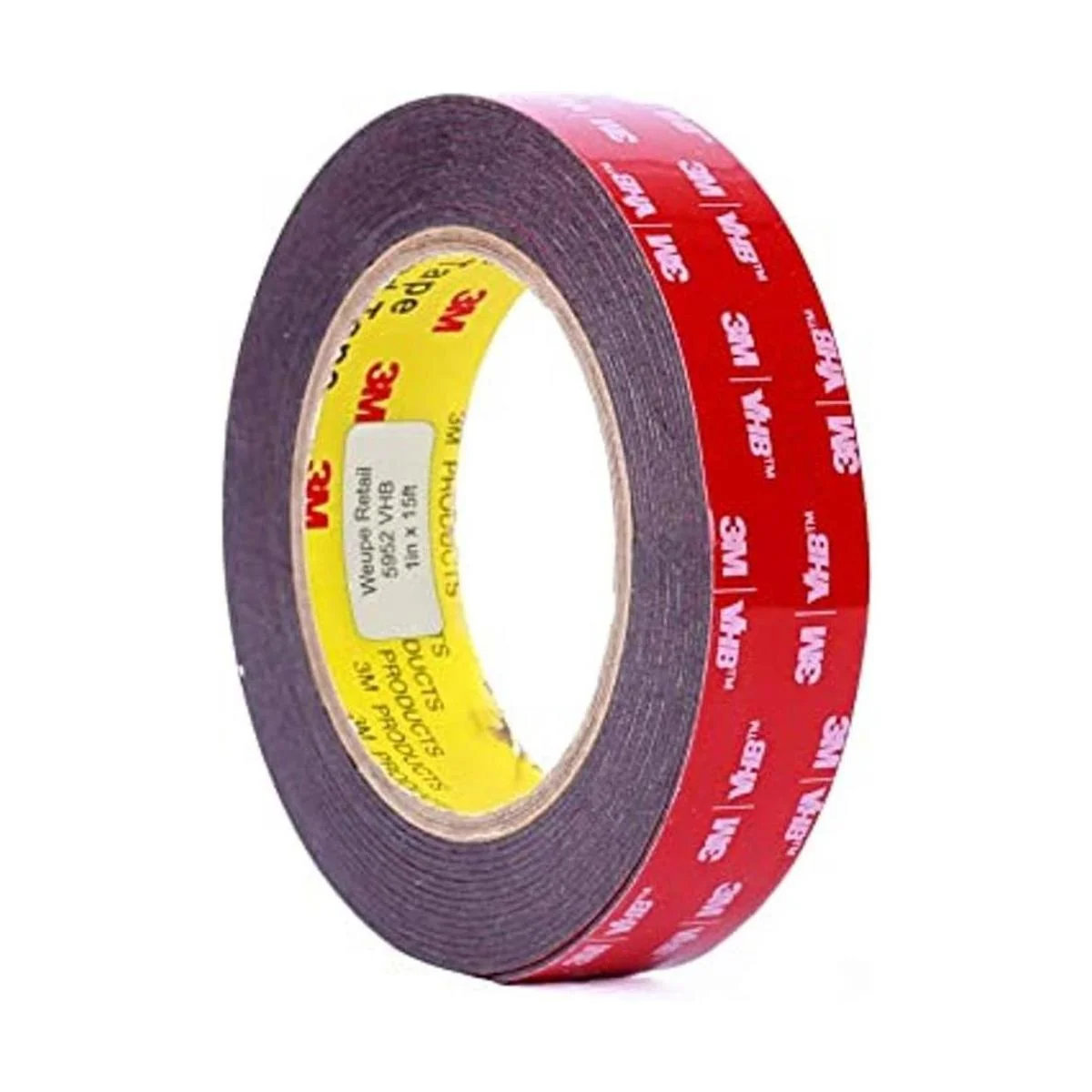 3M 5952 VHB Cinta adhesiva 1 pulgada. x 15 pies. Negro_1