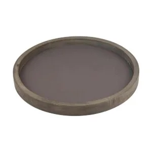 Stonebriar Portavelas de madera y metal diseño rústico_2