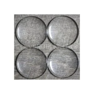 CleverDelights cabujones de cristal redondos de 1.969 in_2