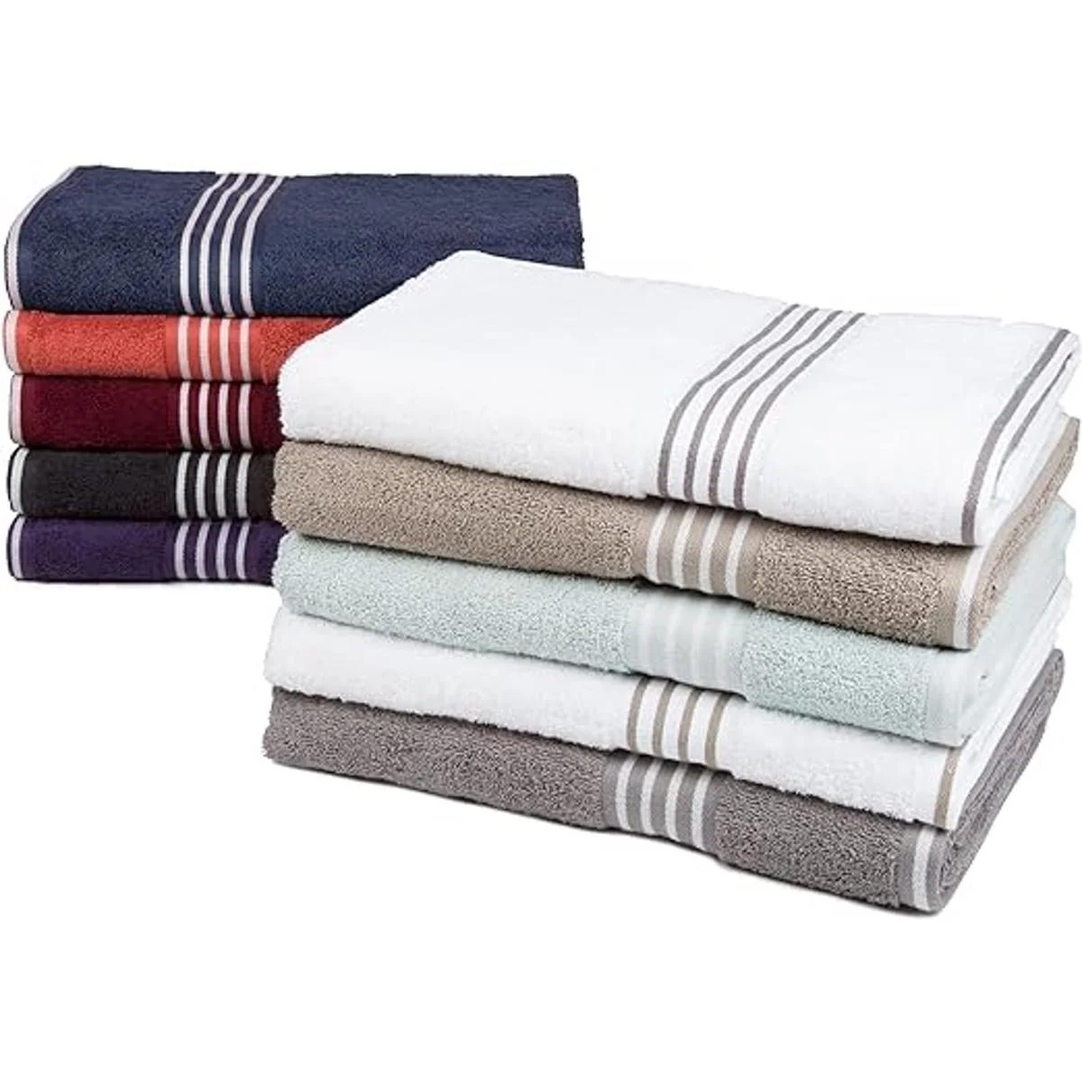 Set de toallas de algodón egipcio de 8 unidades Lavish_5