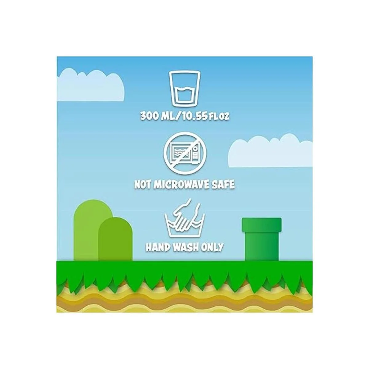 Taza de super Mario Bros Paladone taza que cambia con_4