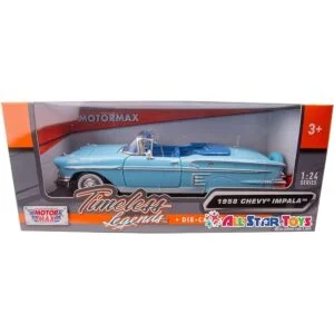 1958 Chevrolet Impala Convertible Azul Motormax Premium