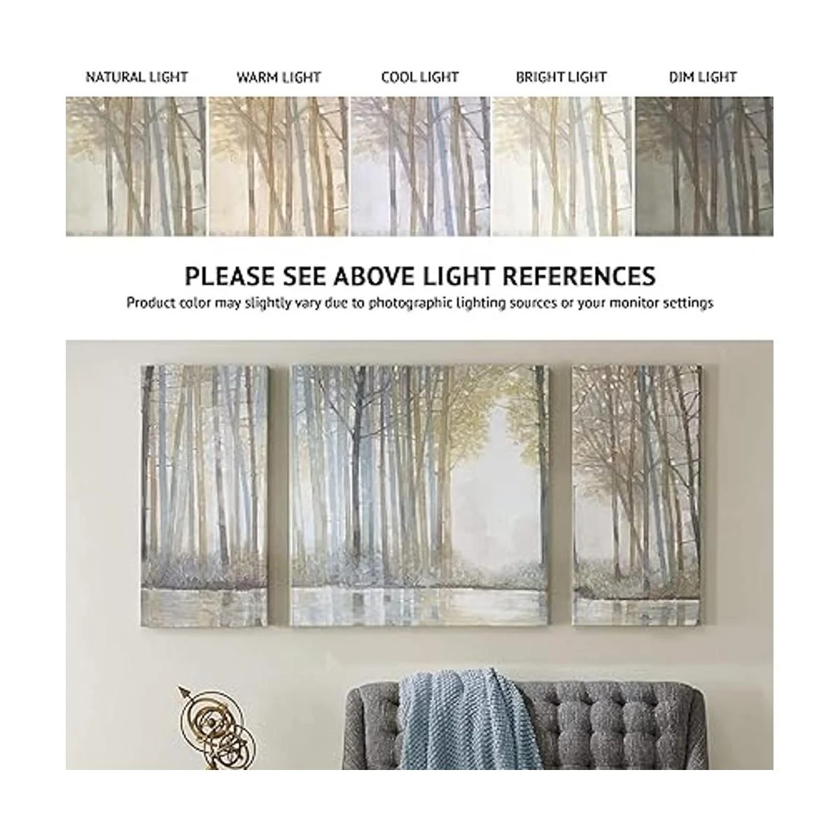 Madison Park Arte de pared para decoración de sala de_4