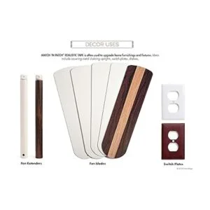 Match N Patch Cinta de reparación de grano de madera