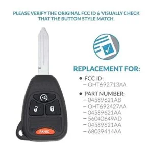 Reemplazo para control remoto marca Keyless2Go para_4