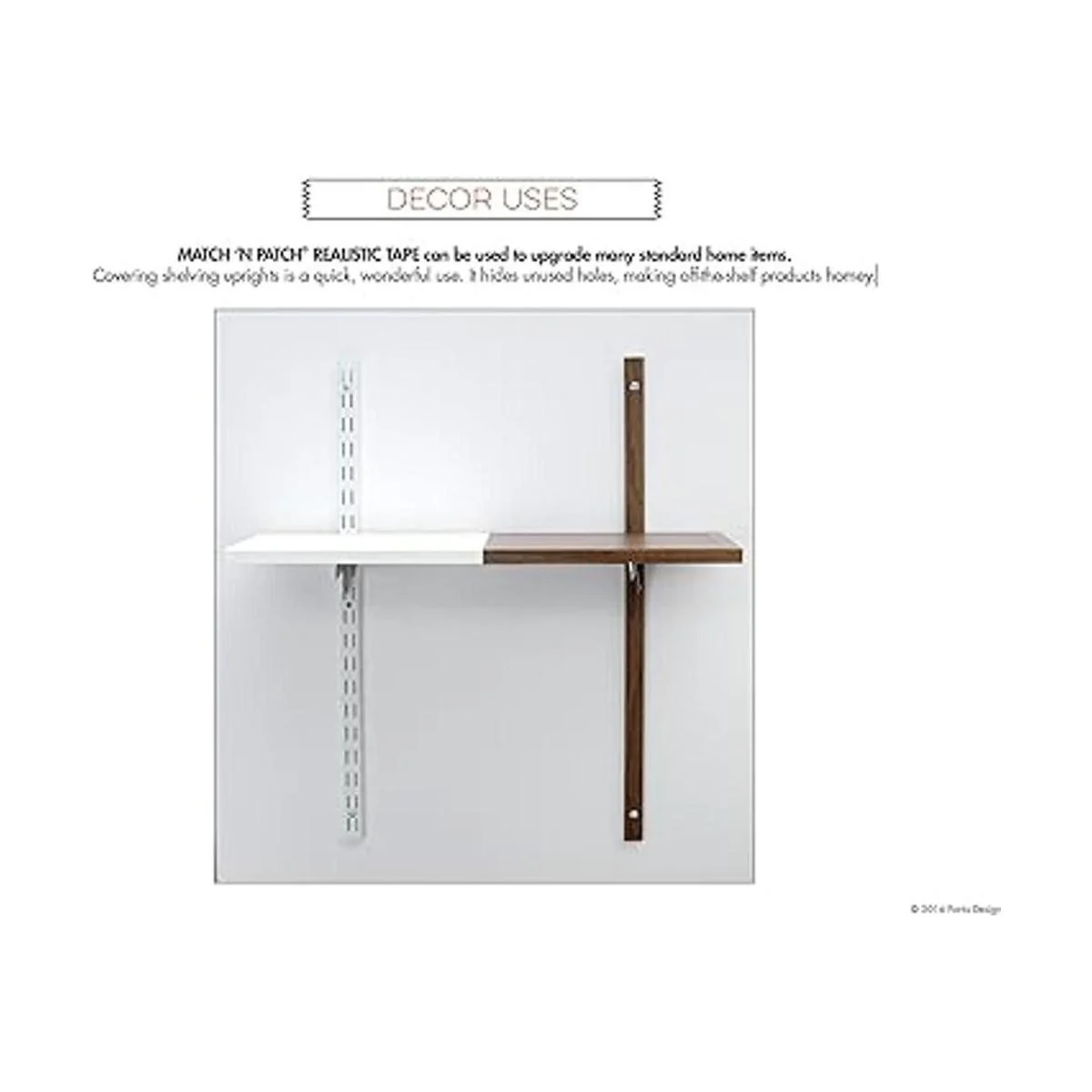 Match N Patch Cinta de reparación de grano de madera