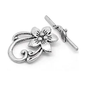 JGFinds Lily Flower Toggle Juego de 10 cierres de pulsera_1