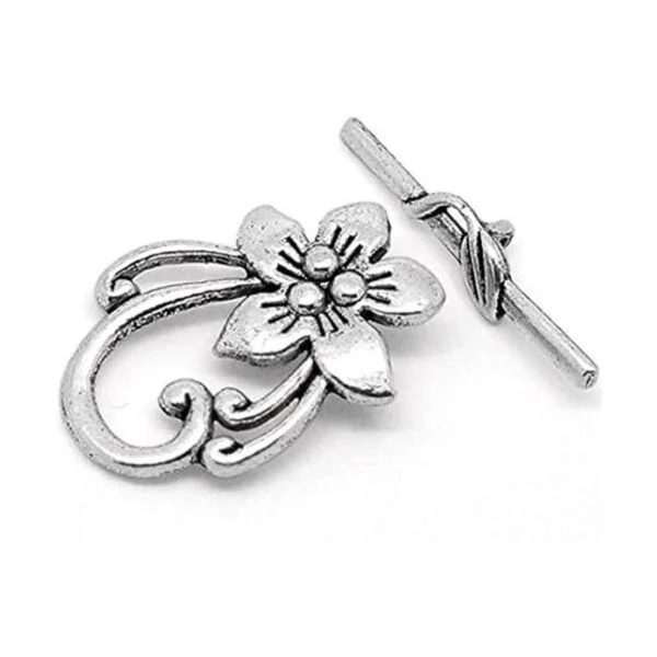 JGFinds Lily Flower Toggle Juego de 10 cierres de pulsera_1