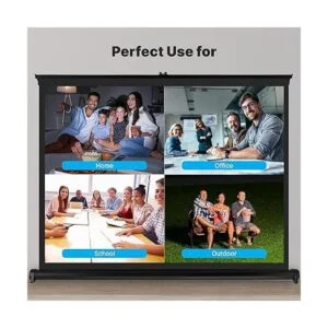 Pyle Pantalla de proyector portátil soporte de pantalla_6