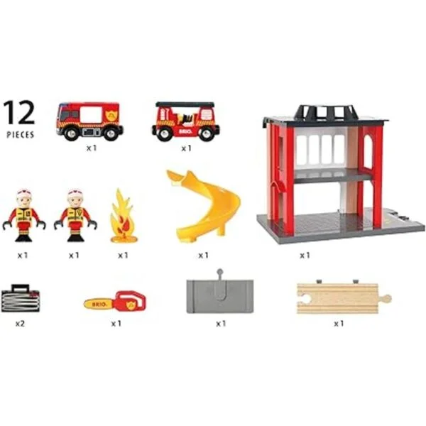 BRIO World 33833 Central Fire Station Juguete de 12_3