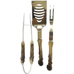 Pine Ridge Juego de 3 herramientas para barbacoa estilo_4