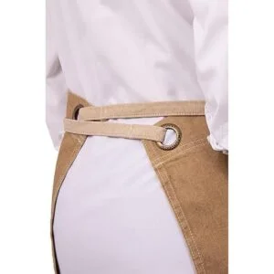 Chef Works Austin Half Bistro Apron Natural One Size_5