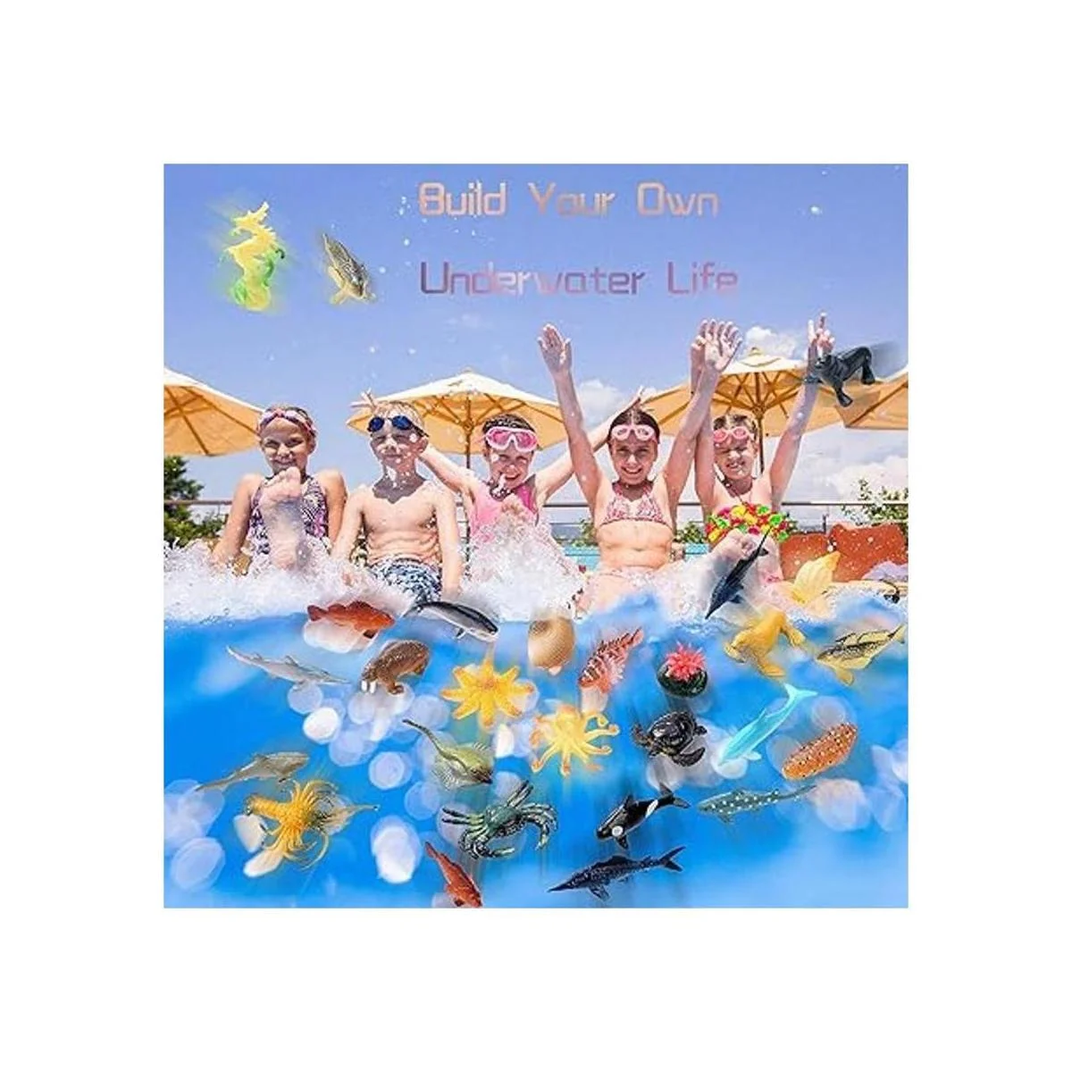 Fun Central AU194 Underwater Sea Animals varios estilos_3