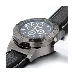 JewelryWe Reloj de pulsera de cuarzo para hombre con