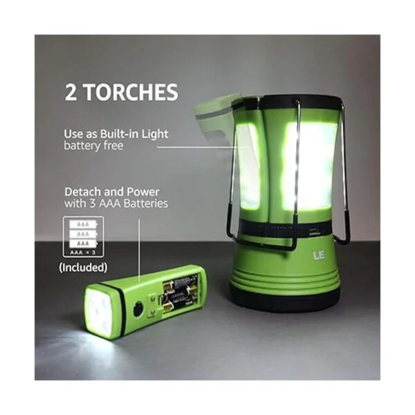 LE Linterna de camping LED recargable 600 lm linterna_2