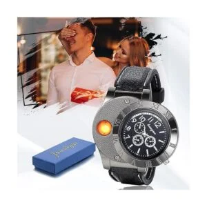 JewelryWe Reloj de pulsera de cuarzo para hombre con