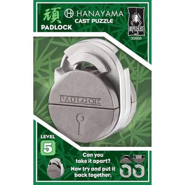 BePuzzled PADLOCK Hanayama Rompecabezas para el cerebro de_3