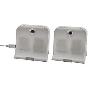 Linterna solar portátil LED recargable USB para exteriores_1