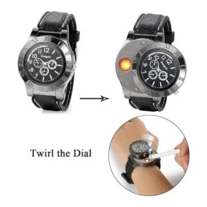 JewelryWe Reloj de pulsera de cuarzo para hombre con
