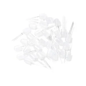 Diodo LED redondo difuso 0.394 in