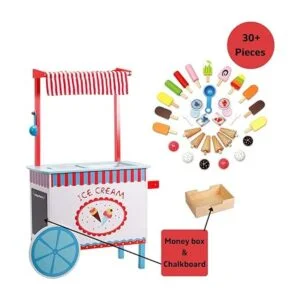 Carrito de helados por Svan construcción de madera real_4