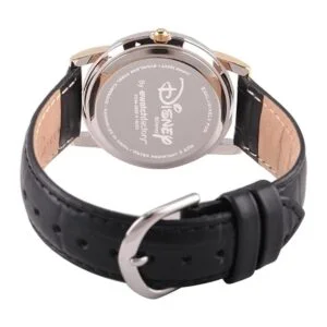 Disney Mickey Mouse Reloj analógico con correa de cuero_2