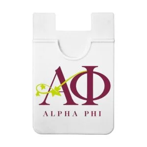 Alpha Phi Koala Pouch Adhesivo Cell Phone Wallet_1