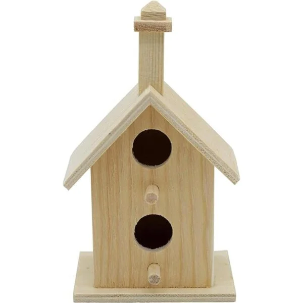 Creative Hobbies Mini 4 Inch Tall Birdhouse Set of 4