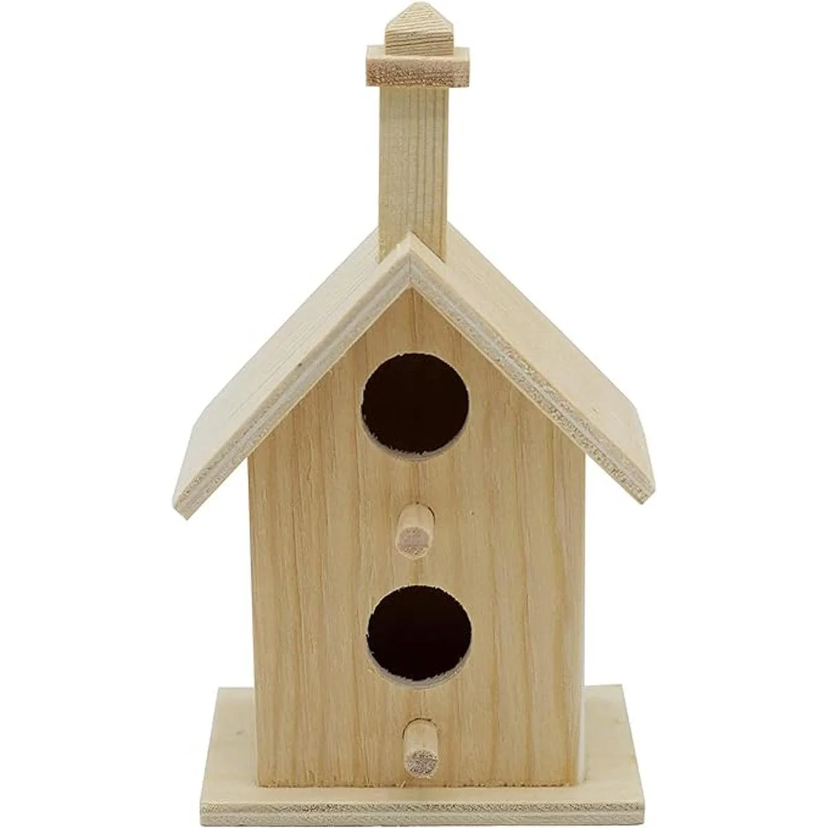 Creative Hobbies Mini 4 Inch Tall Birdhouse Set of 4