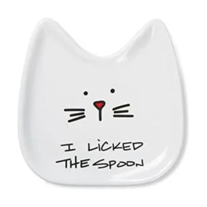 Pavilion Gift Company Blobby Cat plato apoya cucharas I_1