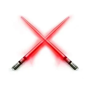 Palillos Chop Sabers Light Up Lightsaber 1 par Rojo_6