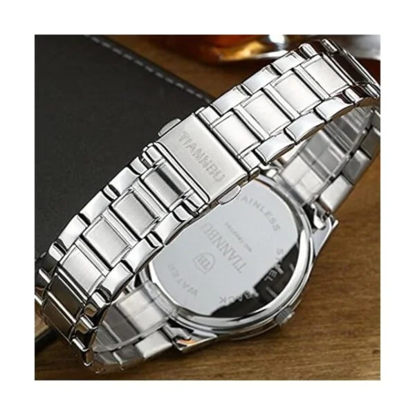 Stainless Steel His and Hers Wrist Watches_3