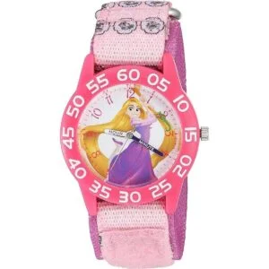 Disney Rapunzel Reloj de cuarzo para niña plástico y_1