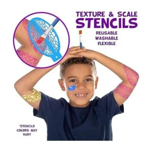 Blue Squid Kit de pintura facial para niños paleta de 12_4